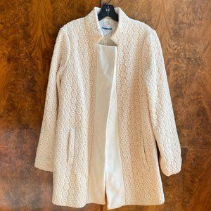 Pim & Larkin Anthropologie Cream Coat